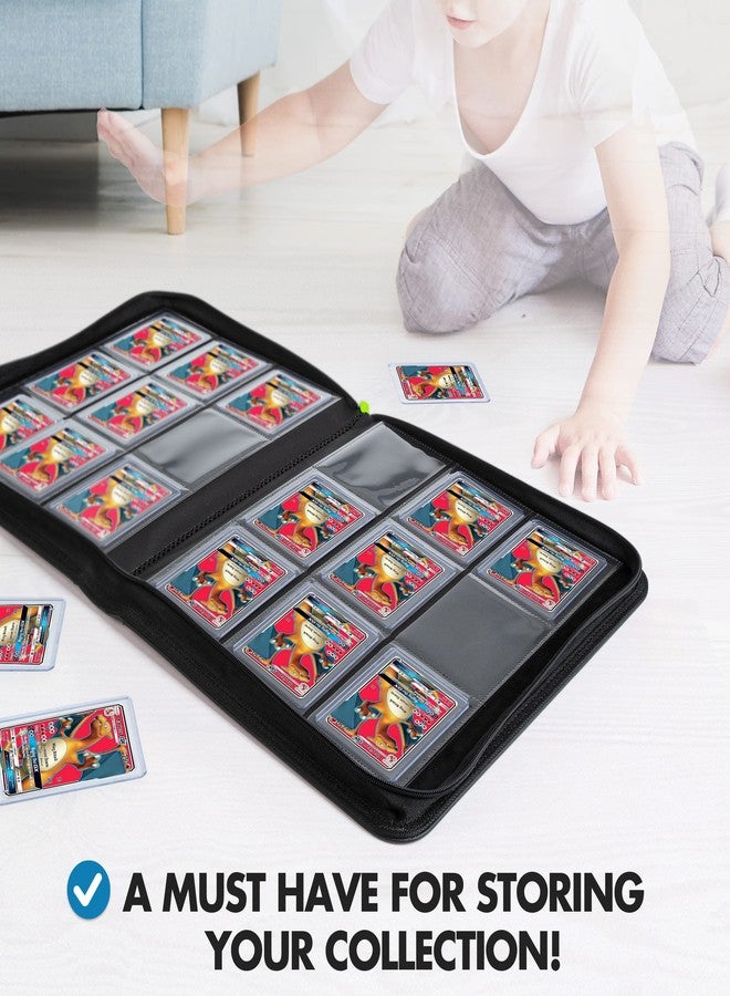 FunGuys Toploader Binder - 252 Capacity Trading Card Storage Binder, Zippered Side-Loading Album with 9-Pocket Layout for TCG, Yu-Gi-Oh!, MTG - Image 5